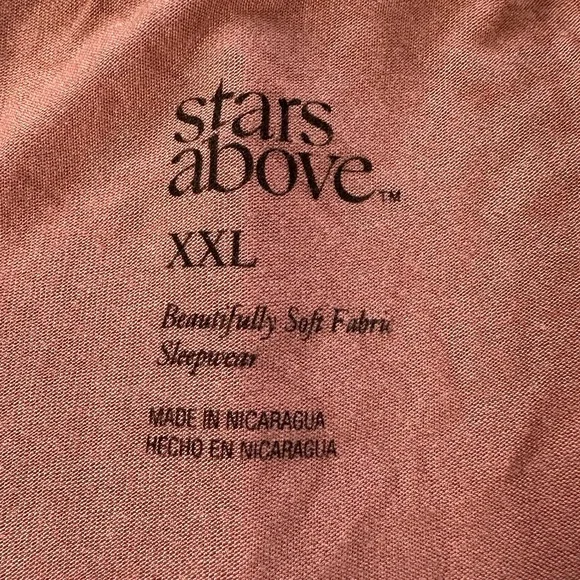 Stars Above Beautifully Soft Short Sleeve Dress - Pink XXL - Picture 4 of 10